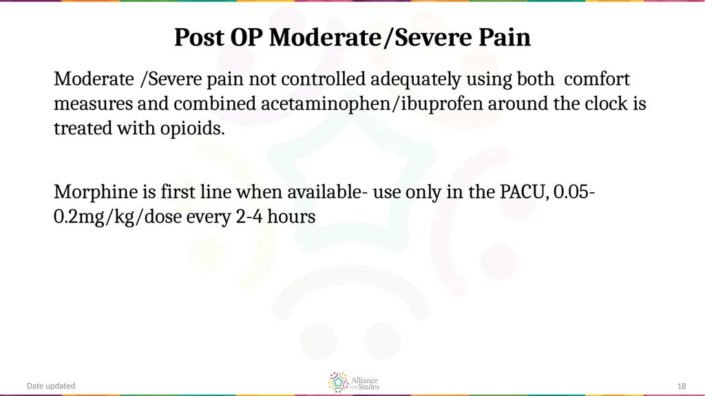 Care of Pediatric Cleft Lip and Palate Repair - slide 18 of 21