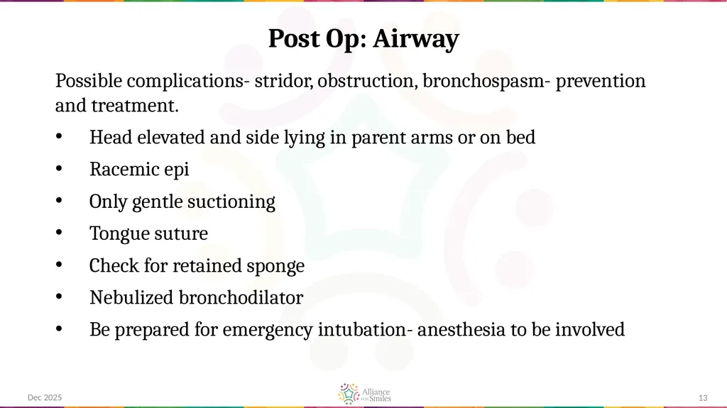 Care of Pediatric Cleft Lip and Palate Repair - slide 13 of 21