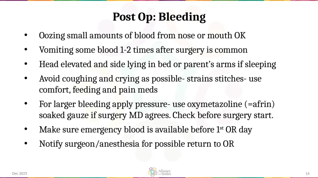 Care of Pediatric Cleft Lip and Palate Repair - slide 14 of 21