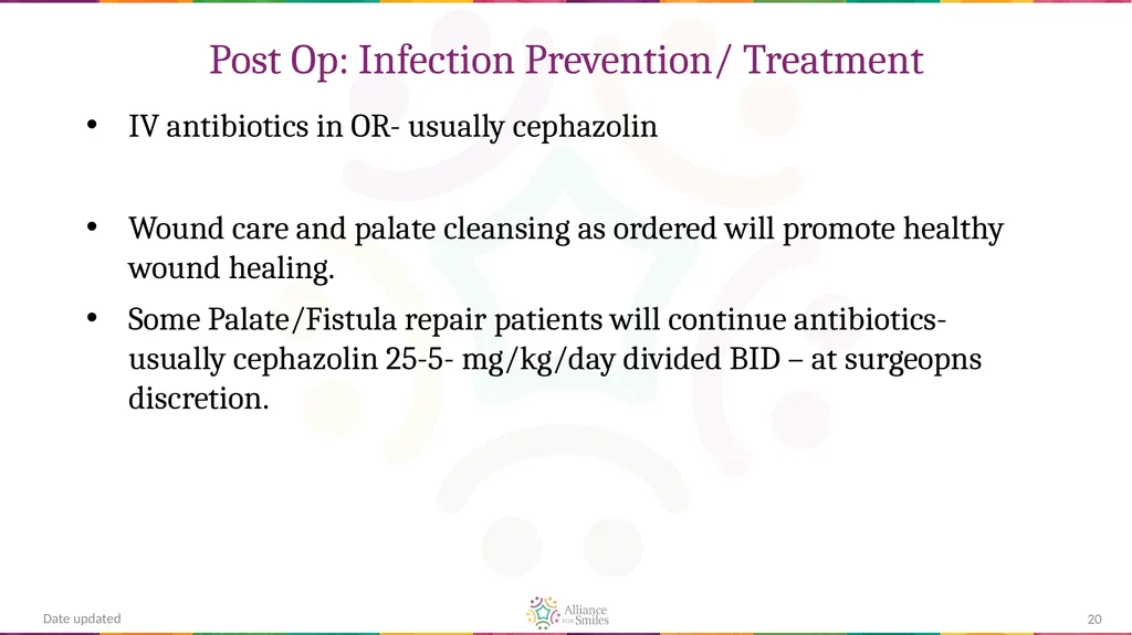 Care of Pediatric Cleft Lip and Palate Repair - slide 20 of 21