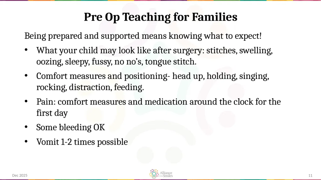 Care of Pediatric Cleft Lip and Palate Repair - slide 11 of 21