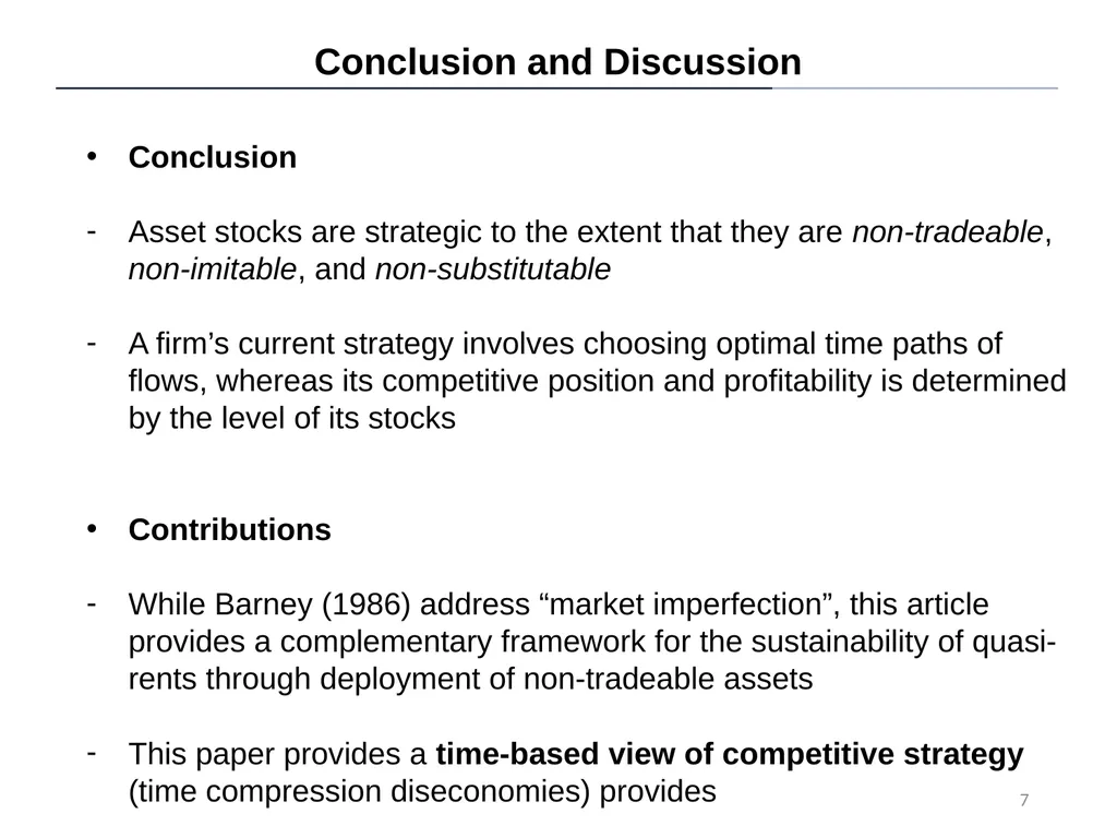 Session 5. Resource-Based Theory Asset stock - slide 7 of 7