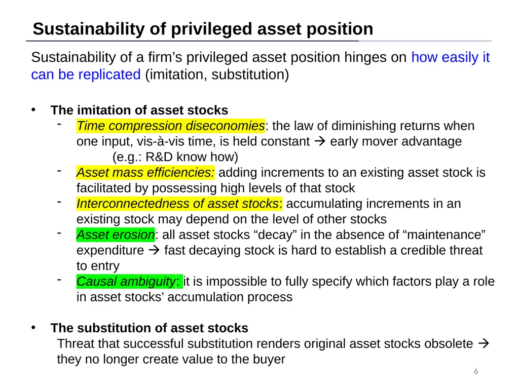 Session 5. Resource-Based Theory Asset stock - slide 6 of 7