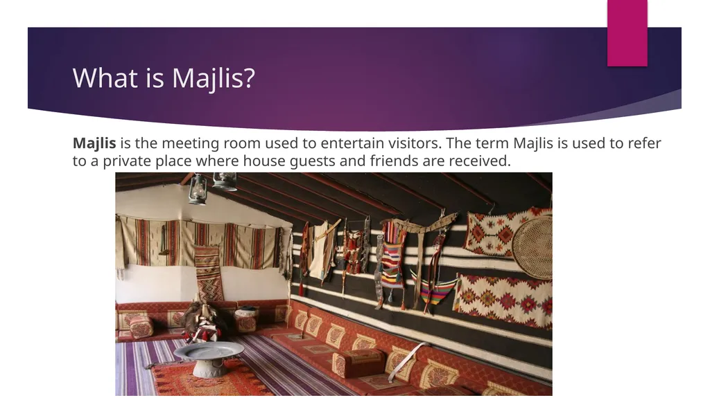 Majlis and Its Manners A Presentation by Affan - slide 3 of 9