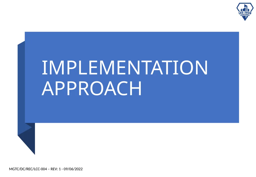LCC BLUEPRINT IMPLEMENTATION DOCUMENT Insert logo - slide 11 of 20