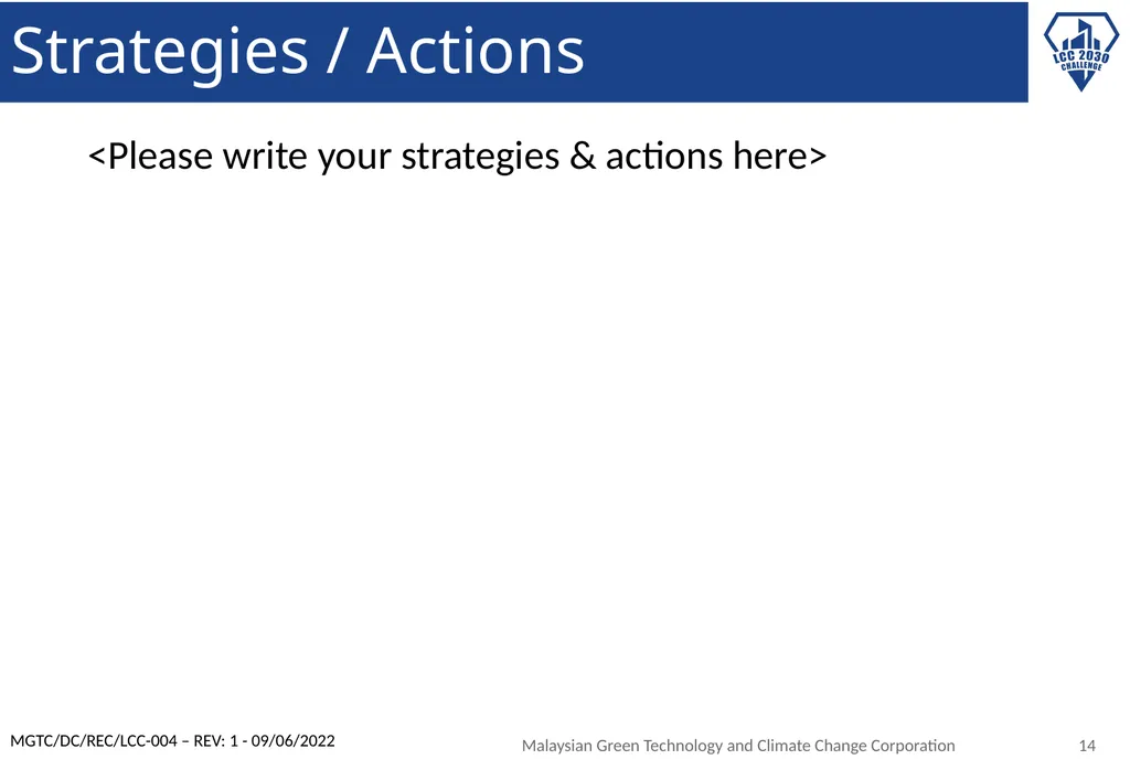 LCC BLUEPRINT IMPLEMENTATION DOCUMENT Insert logo - slide 14 of 20
