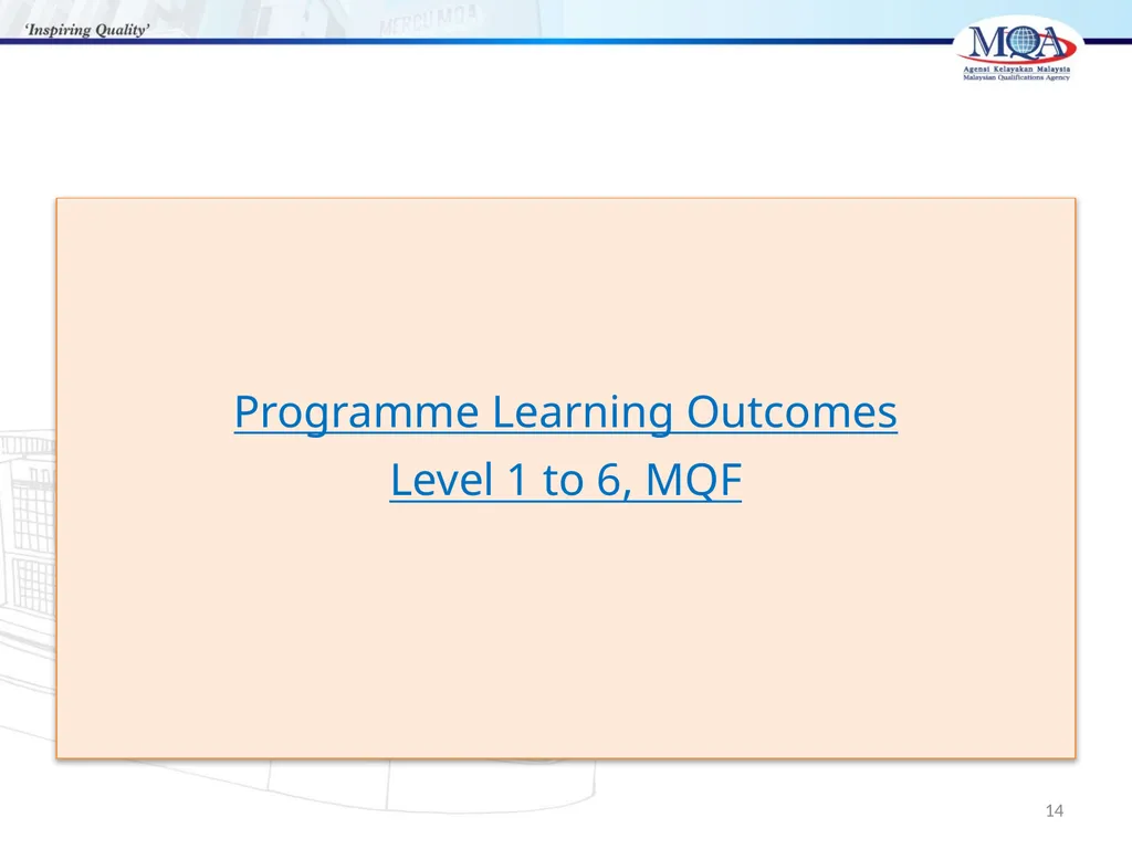 CODE OF PRACTICE FOR TVET PROGRAMME ACCREDITATION, - slide 14 of 77