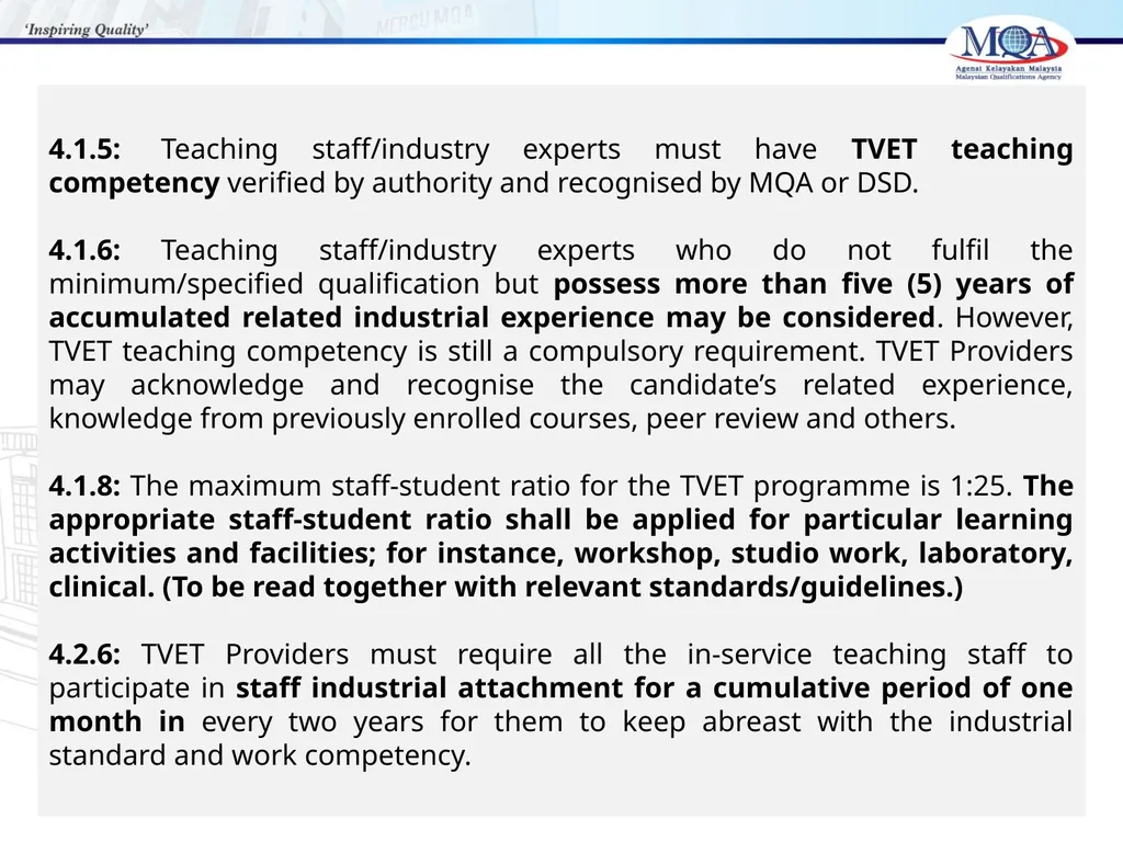 CODE OF PRACTICE FOR TVET PROGRAMME ACCREDITATION, - slide 33 of 77