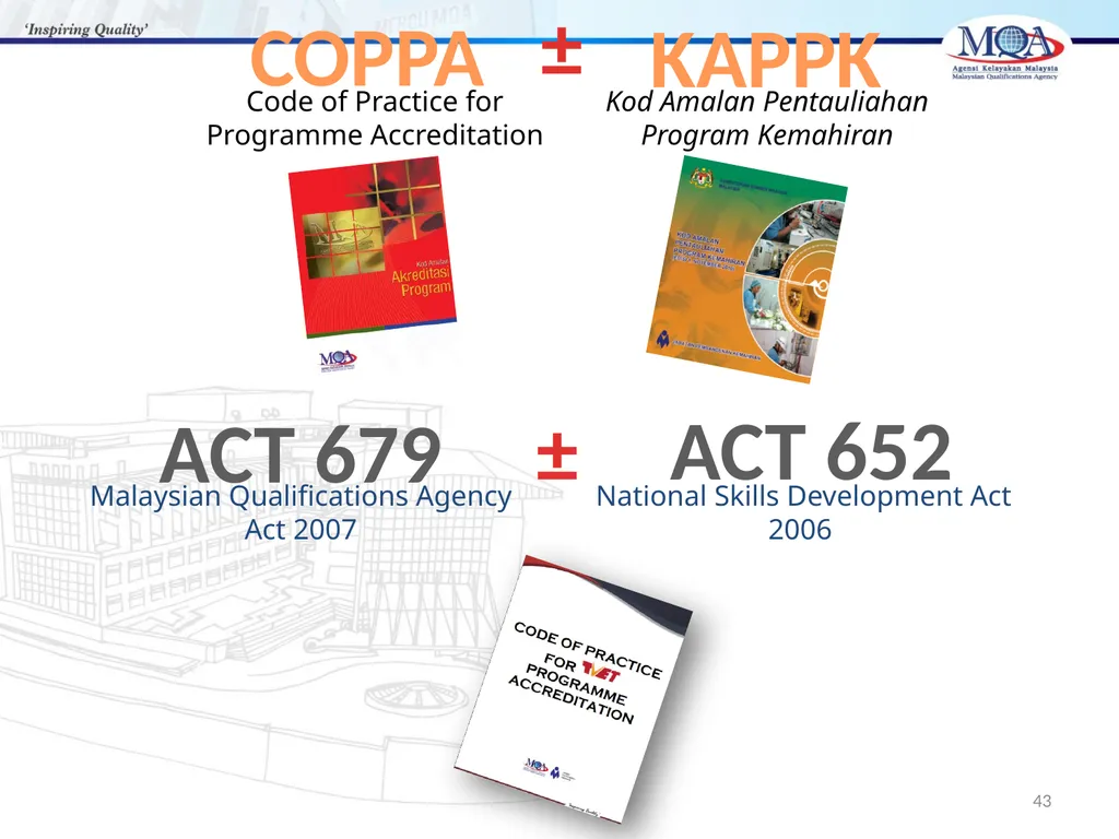 CODE OF PRACTICE FOR TVET PROGRAMME ACCREDITATION, - slide 43 of 77