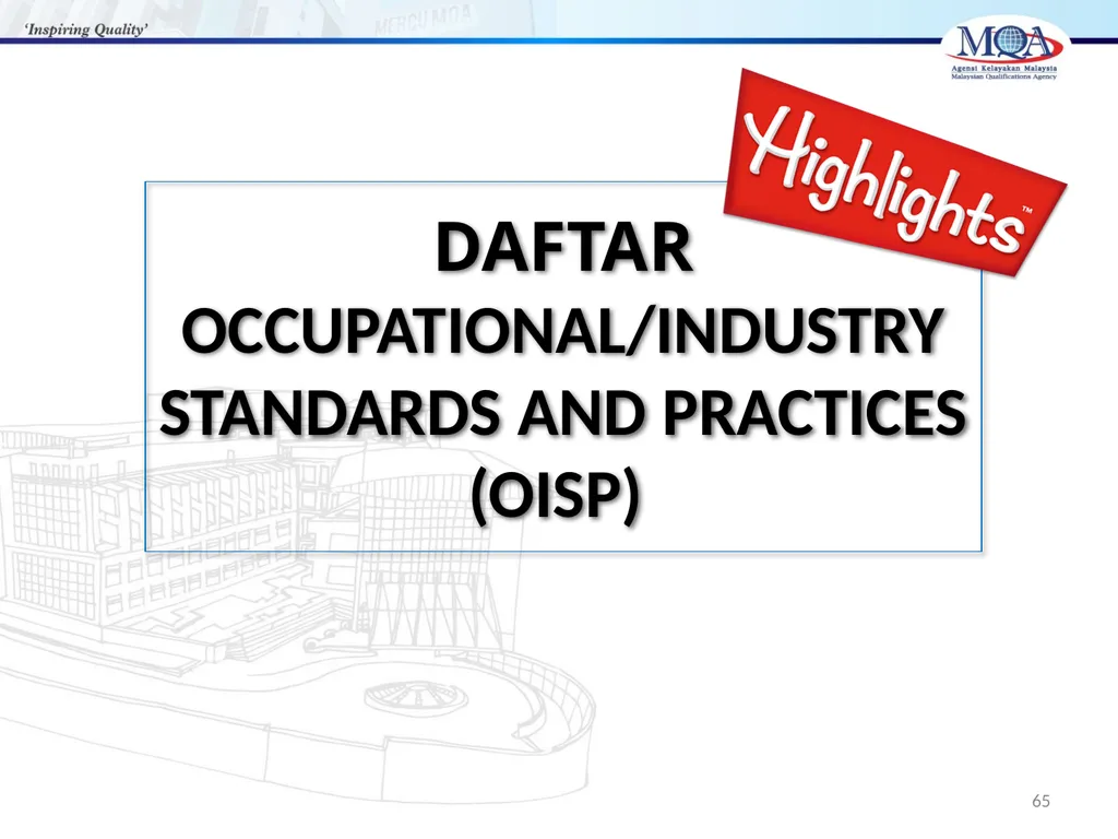 CODE OF PRACTICE FOR TVET PROGRAMME ACCREDITATION, - slide 65 of 77