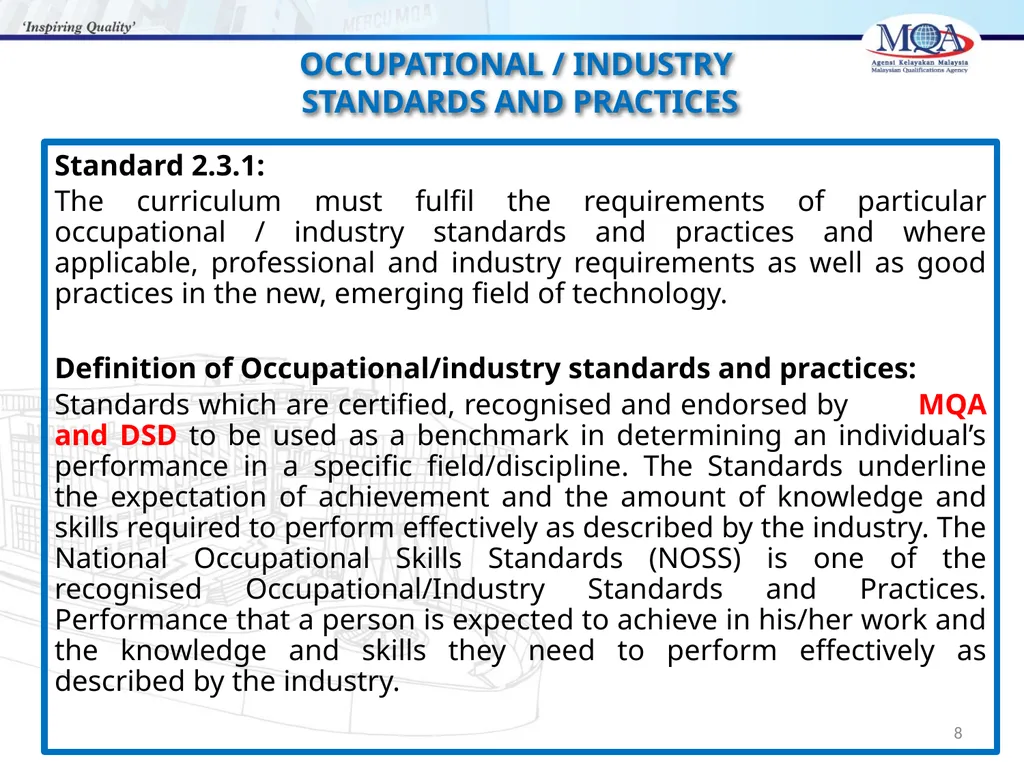 CODE OF PRACTICE FOR TVET PROGRAMME ACCREDITATION, - slide 8 of 77