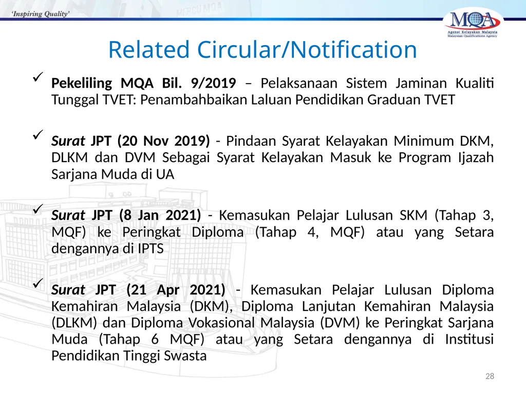 CODE OF PRACTICE FOR TVET PROGRAMME ACCREDITATION, - slide 28 of 77