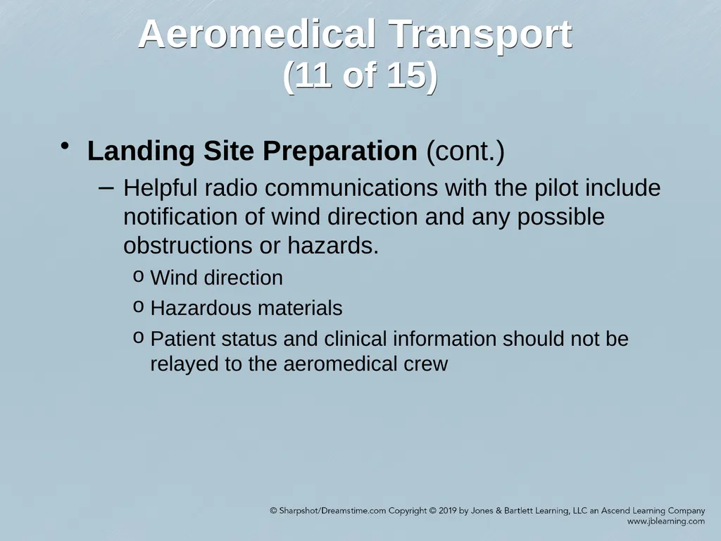Chapter 52 Ground and Air Ambulance Operations - slide 42 of 46