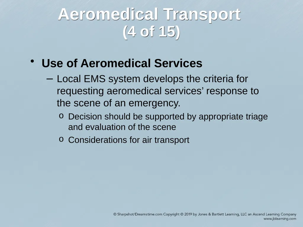 Chapter 52 Ground and Air Ambulance Operations - slide 35 of 46