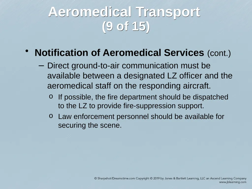 Chapter 52 Ground and Air Ambulance Operations - slide 40 of 46