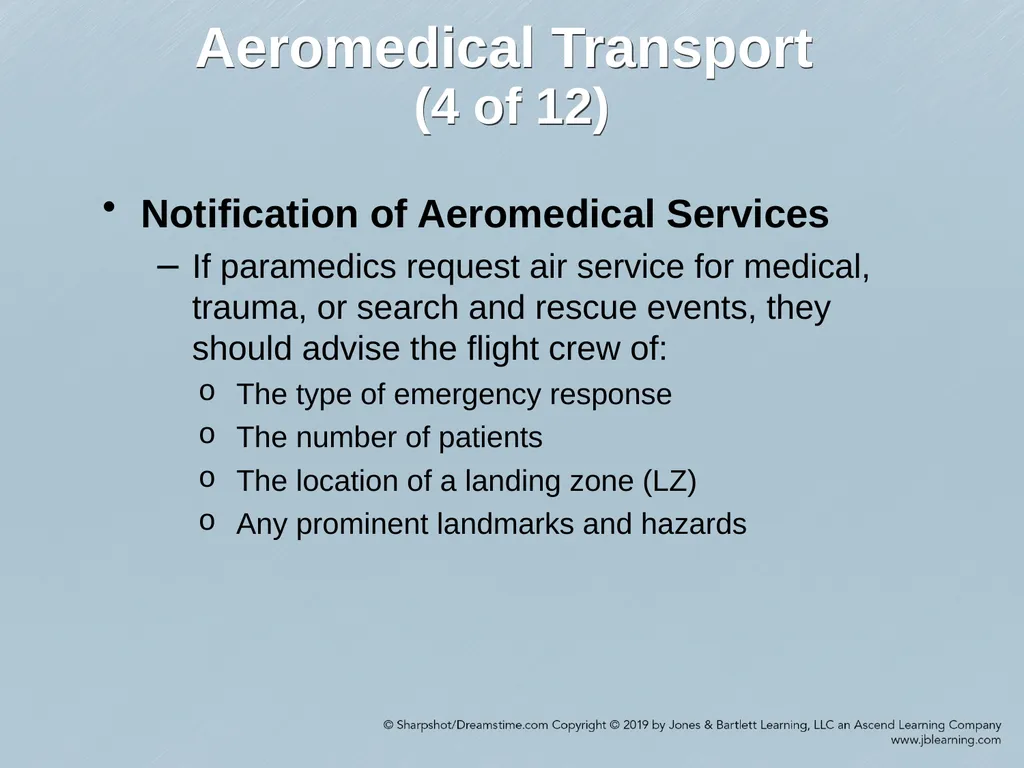 Chapter 52 Ground and Air Ambulance Operations - slide 29 of 37