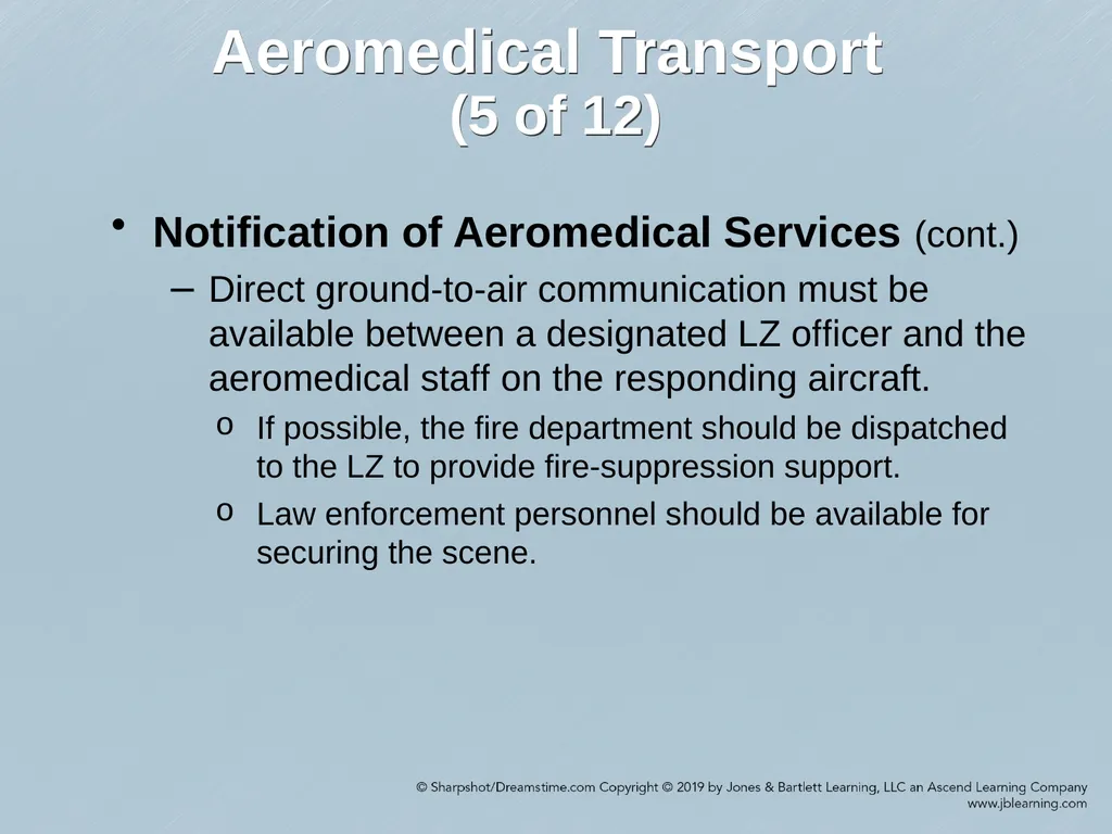 Chapter 52 Ground and Air Ambulance Operations - slide 30 of 37