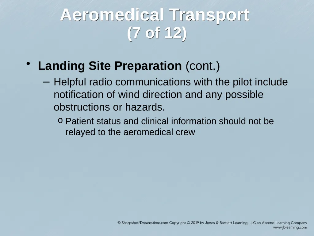 Chapter 52 Ground and Air Ambulance Operations - slide 32 of 37