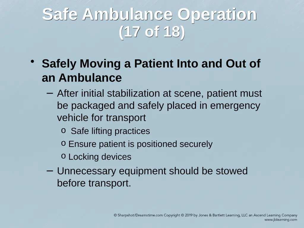 Chapter 52 Ground and Air Ambulance Operations - slide 24 of 37