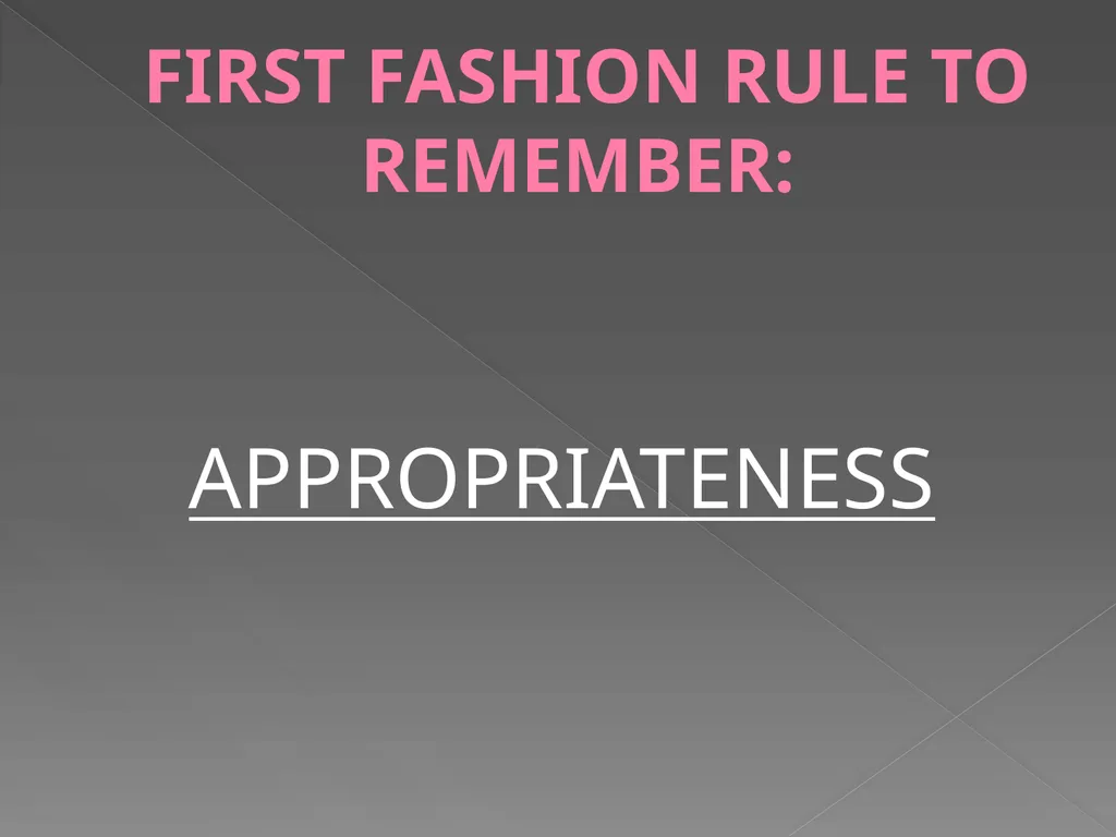 THE BASIC WARDROBE PD 1: Personality Development - slide 5 of 10