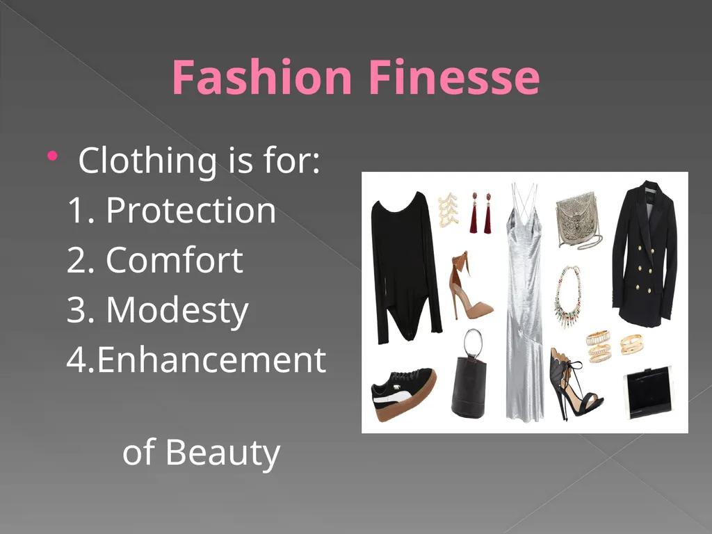 THE BASIC WARDROBE PD 1: Personality Development - slide 4 of 10