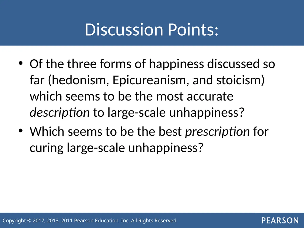 Chapter 12 Happiness Learning Objectives 12.1 - slide 12 of 21