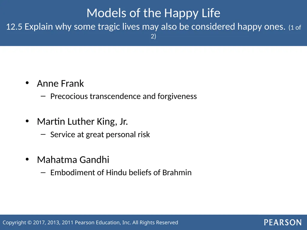 Chapter 12 Happiness Learning Objectives 12.1 - slide 16 of 21