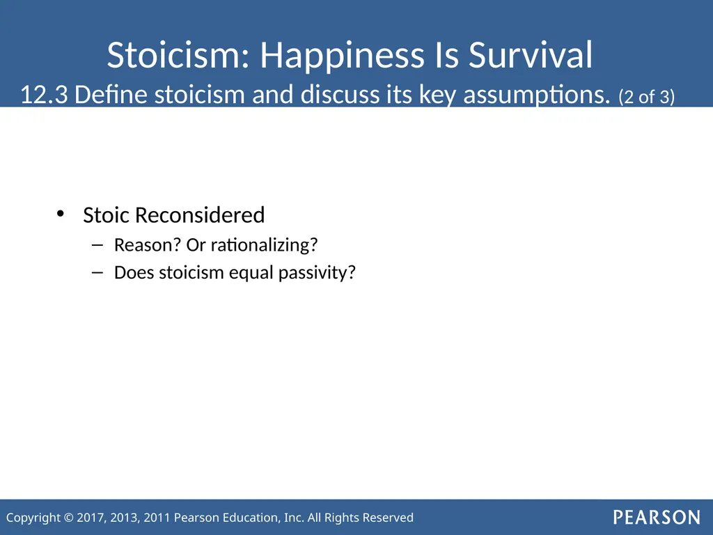 Chapter 12 Happiness Learning Objectives 12.1 - slide 10 of 21