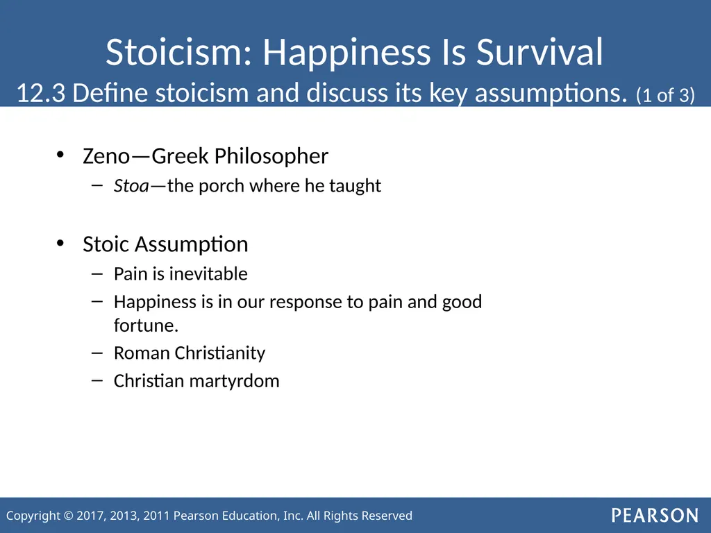 Chapter 12 Happiness Learning Objectives 12.1 - slide 9 of 21