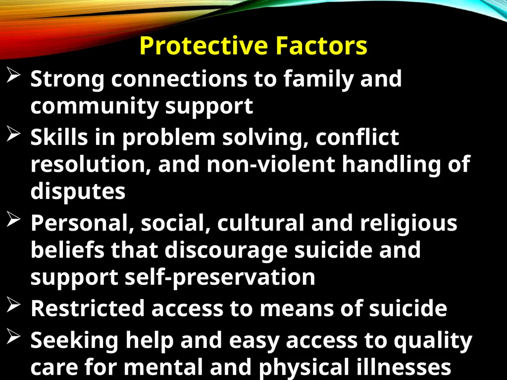 Suicide Derived from Latin word sui = oneself , - slide 11 of 16