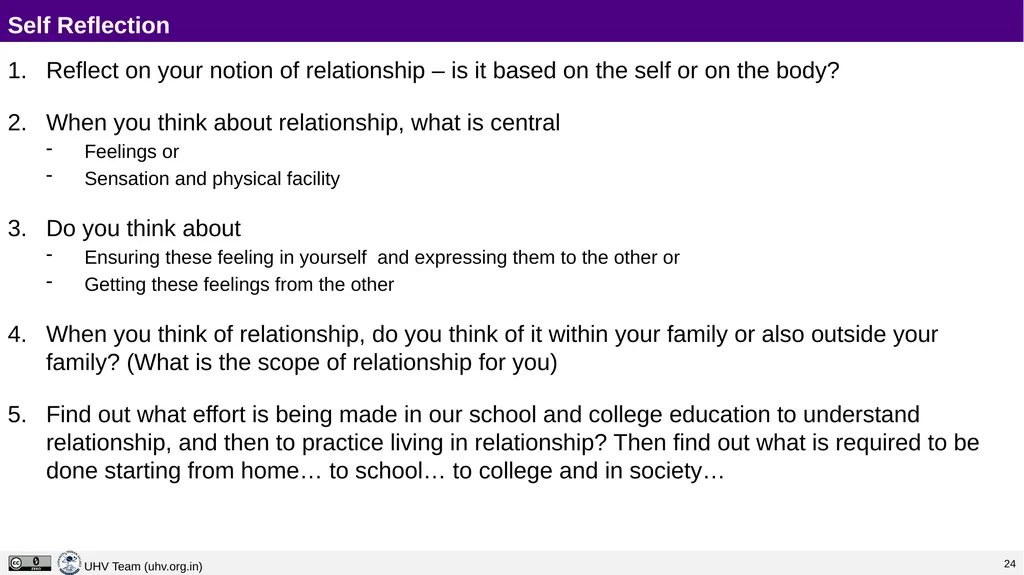 Lecture 13 Harmony in the Family – the Basic Unit - slide 16 of 33