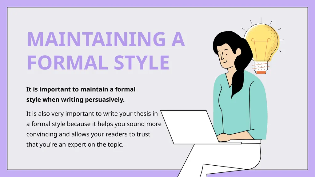 WRITING A THESIS STATEMENT for College Click on - slide 16 of 21