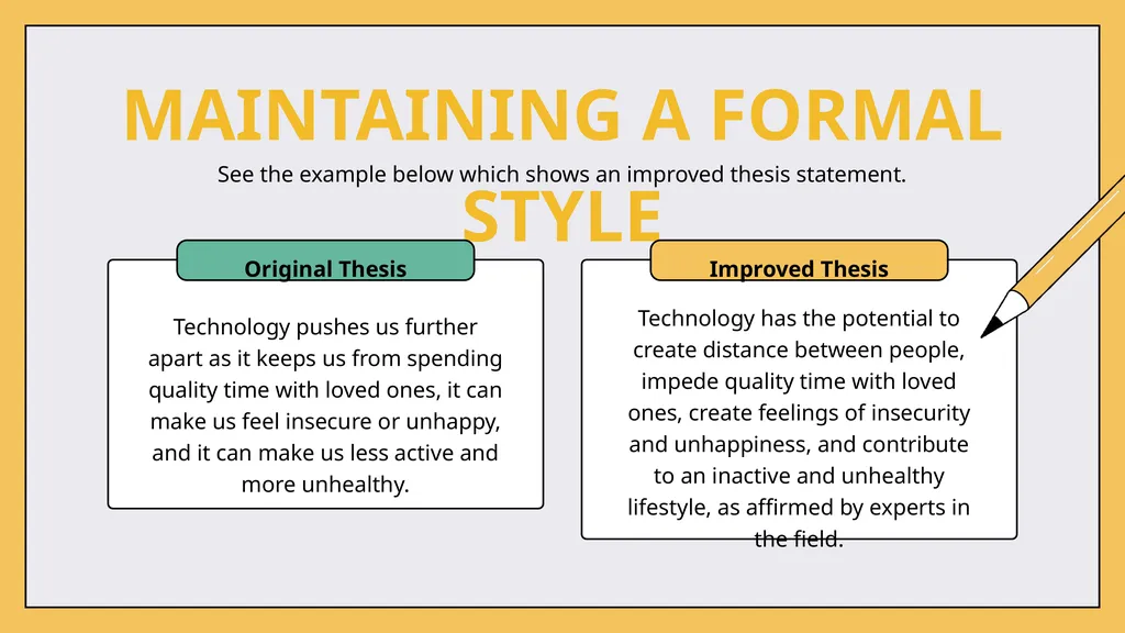 WRITING A THESIS STATEMENT for College Click on - slide 18 of 21