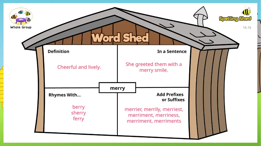 To be able to segment words into the correct - slide 17 of 19