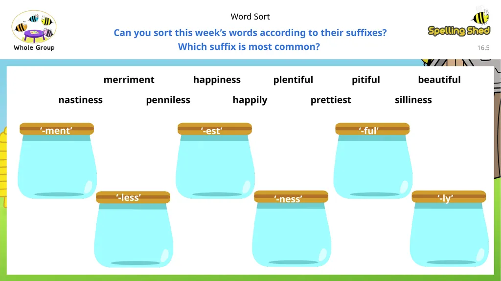 To be able to segment words into the correct - slide 6 of 19