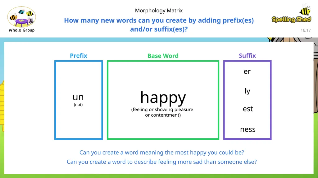 To be able to segment words into the correct - slide 18 of 19