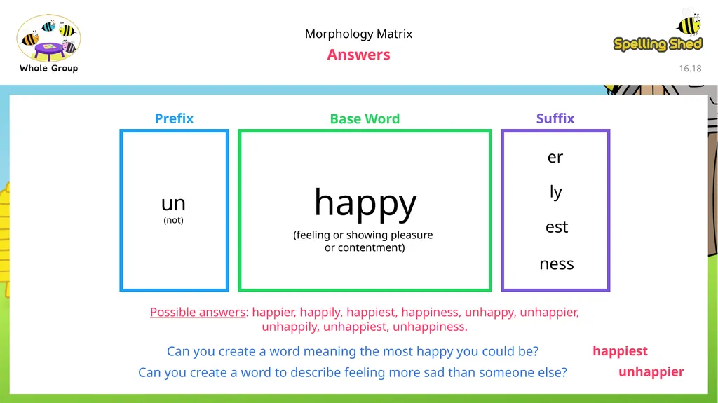 To be able to segment words into the correct - slide 19 of 19