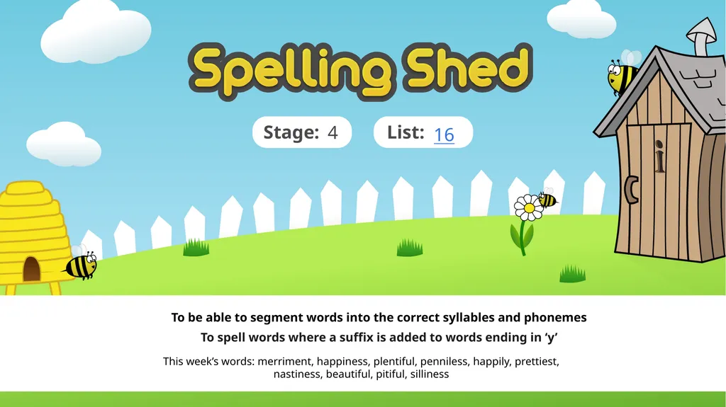 To be able to segment words into the correct - slide 1 of 19