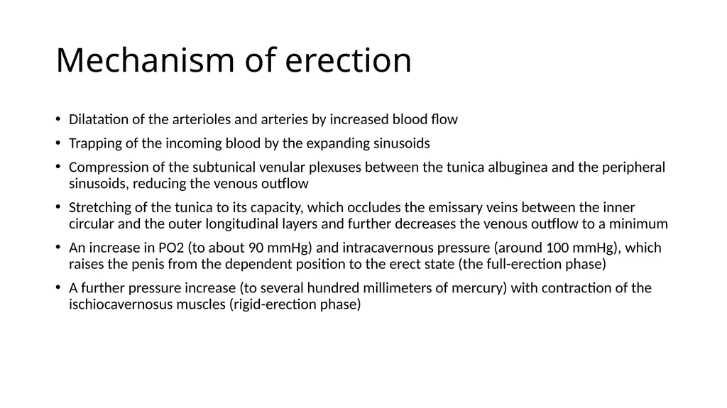 Anatomy of penis, and Physiology of erection, - slide 14 of 34