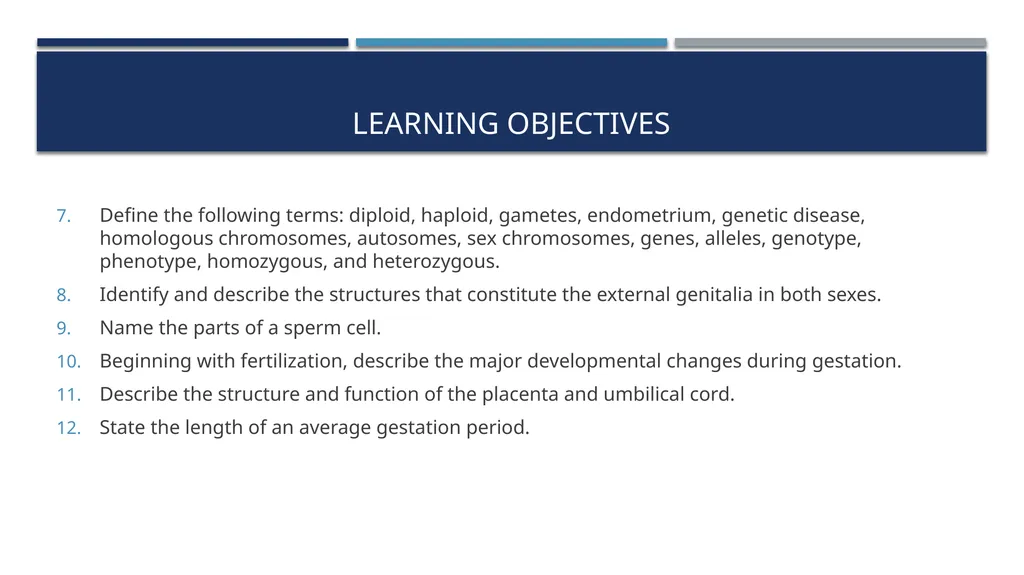 The Reproductive System and Human Genetics - slide 4 of 56