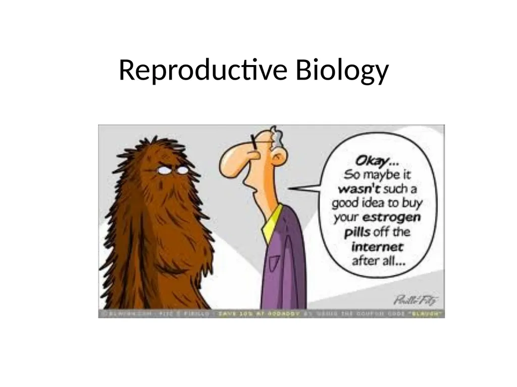 Reproductive Biology I. Need for Meiosis A. Human - slide 1 of 33