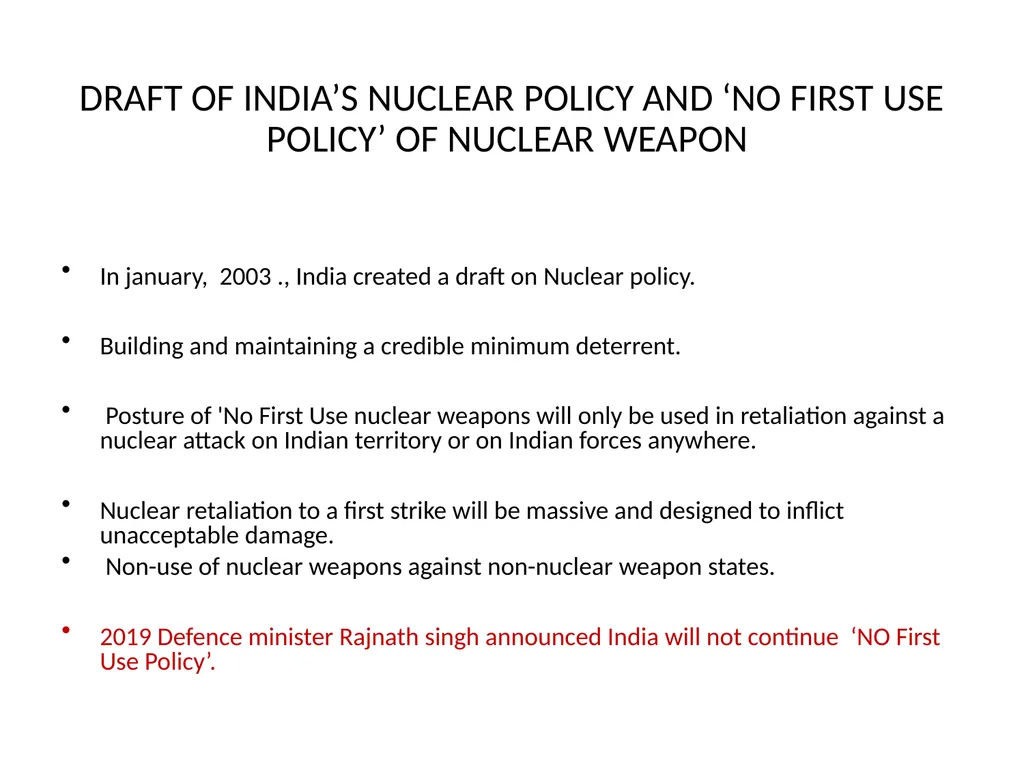 India’s Nuclear Foreign policy BY Sk Saddam - slide 8 of 8