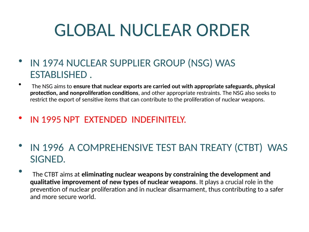 India’s Nuclear Foreign policy BY Sk Saddam - slide 6 of 8