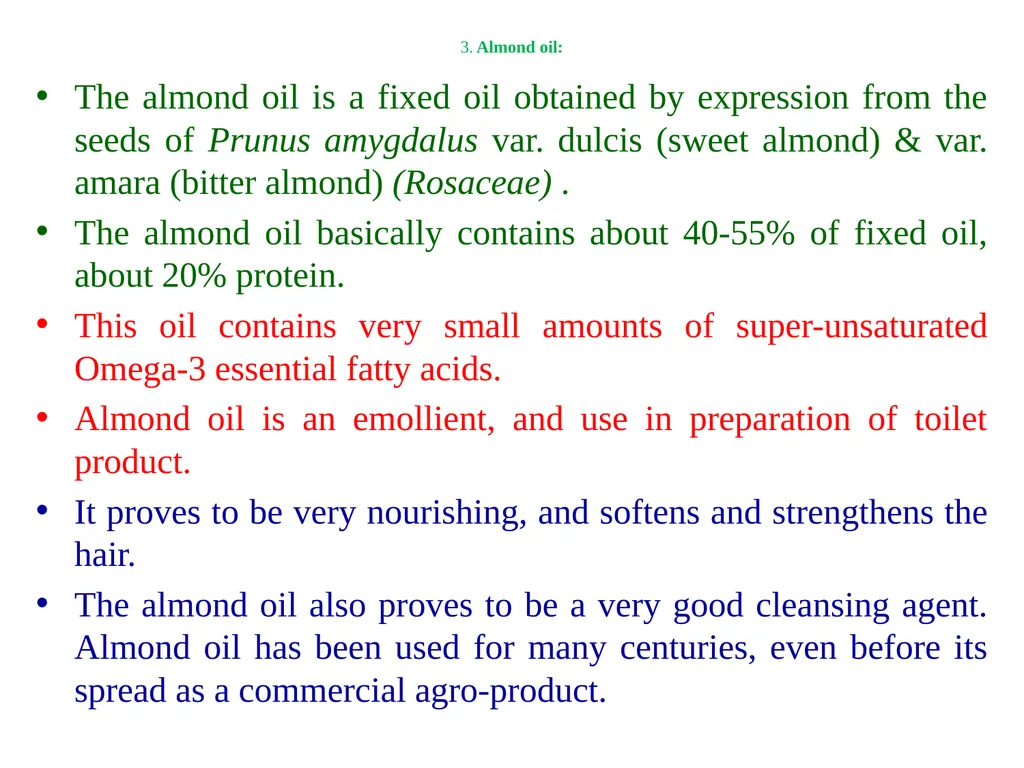 Herbal Cosmetics Part-1 . The word cosmetic was - slide 7 of 11