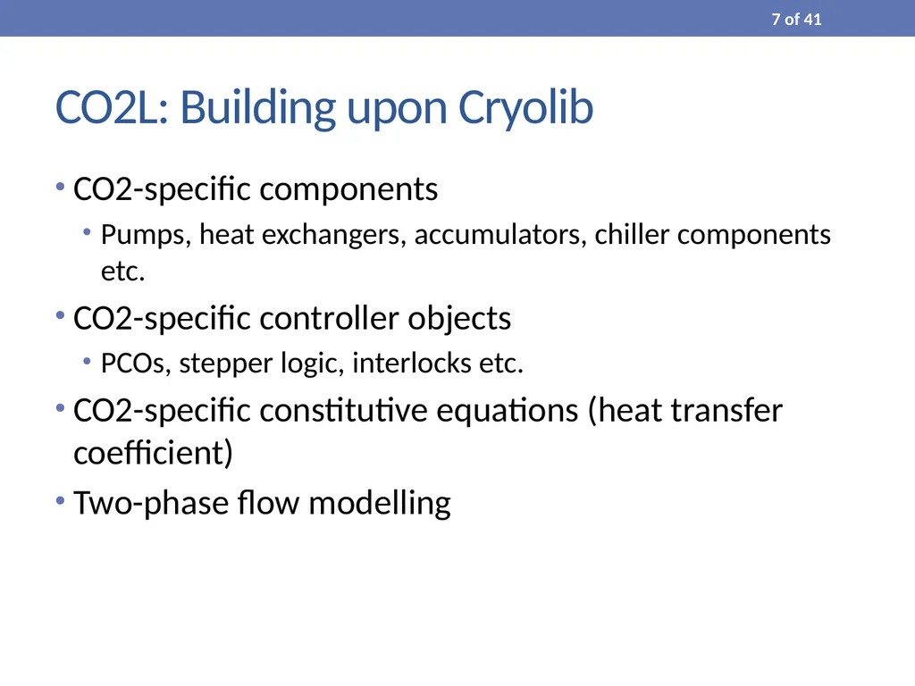Process Modelling and Dynamic Simulation of CO₂ - slide 7 of 42
