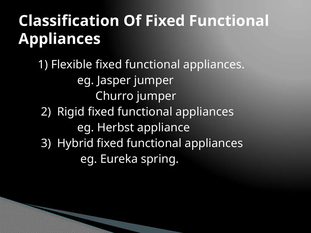 Fixed Functional Appliances Introduction - slide 5 of 48