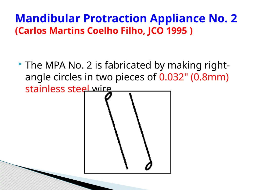Fixed Functional Appliances Introduction - slide 31 of 48