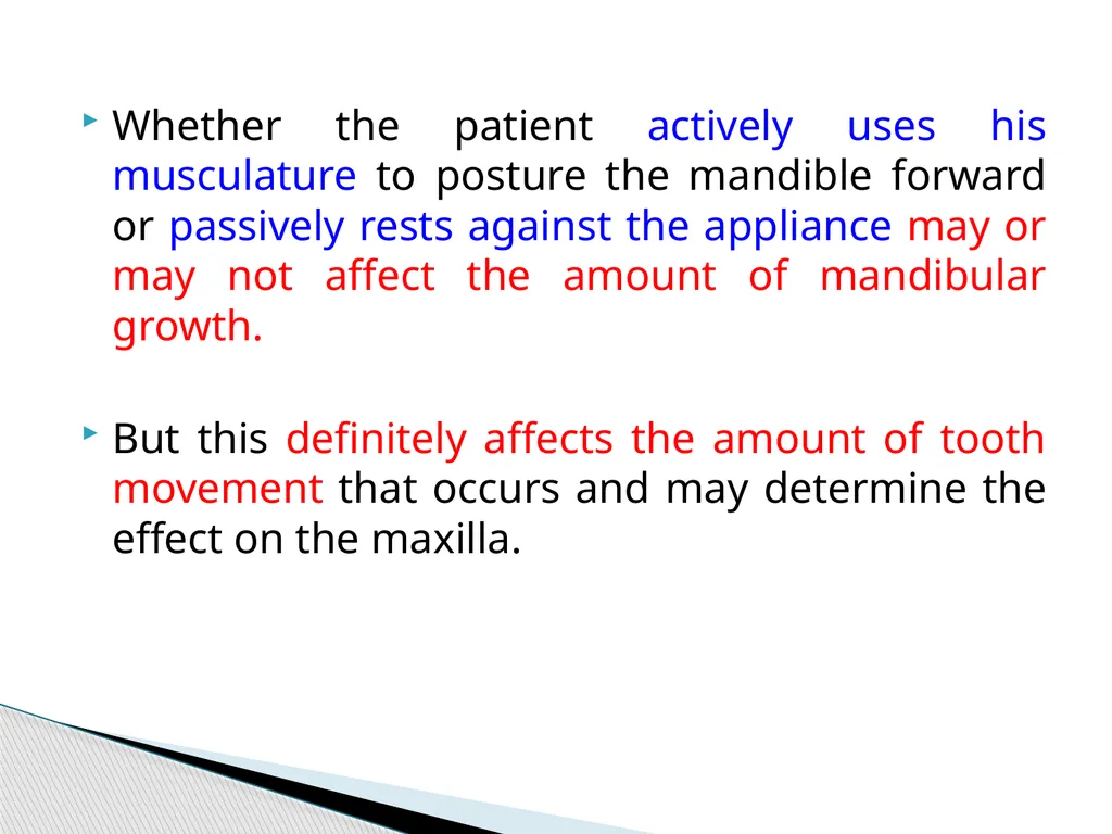 Fixed Functional Appliances Introduction - slide 43 of 48