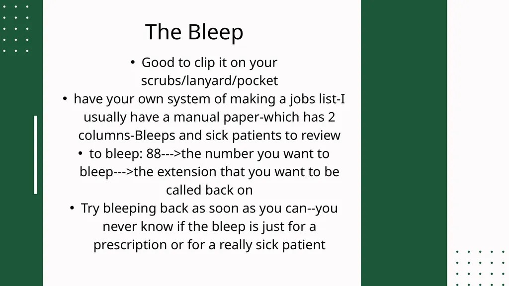 MANAGING ON CALLS, REFERRALS, ESCALATION AND - slide 8 of 28