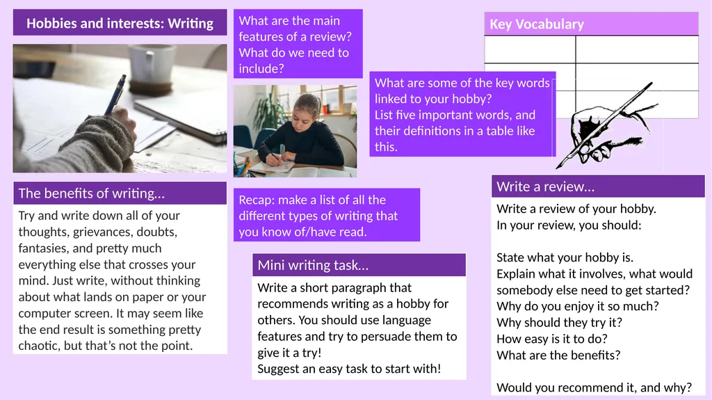 L1-2 Functional Skills English Hobbies & - slide 12 of 14